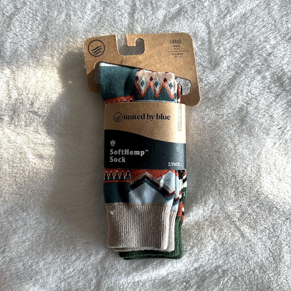 United By Blue SoftHemp Crew Length Sock